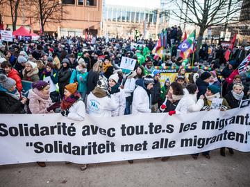 20180225 MG 4264 Human Wave for solidarity and humanity solidariteit vluchtelingen asiel migratie solidariteit burgerplatform platform maximiliaanpark 9
