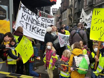 20180316 MABO ouderprotest luchtkwaliteit school Greenpeace