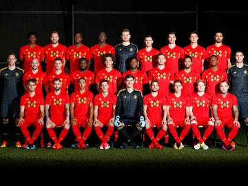 Rode Duivels ploeg teamfoto