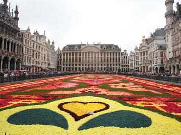 Bloementapijt Grote Markt Grand' place Flowercarpet