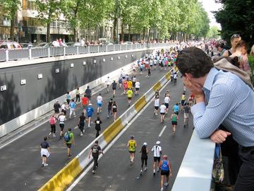 20km door Brussel publiek loopwedstrijd sport