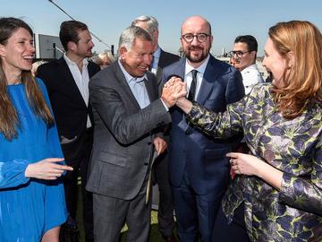 20 april 2018 Lijstvoorstelling MR en Open VLD voor verkiezingen van 14 oktober 2018 Alain Courtois Charles Michel Els Ampe Gwendolyn Rutten
