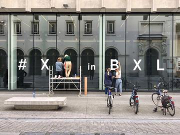 Expo XS in BXL door Luca school of Arts in Muntpunt, 4 mei 2018.