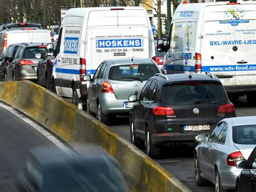 File autoverkeer Brussel