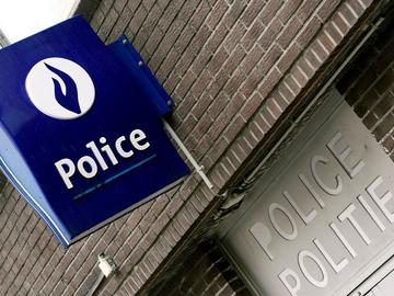 politie politiekantoor veiligheid blauw op straat Montgomery