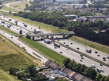 De Brusselse Ring ter hoogte van Zaventem