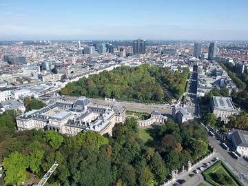 warandepark koninklijk paleis groen park paleizenplein Regentlaan