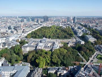 warandepark koninklijk paleis groen park paleizenplein Regentlaan Kunstlaan