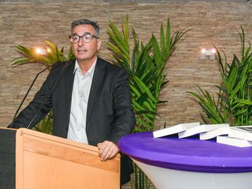 Boekvoorstelling Elke dag een wonder van David Steegen, de nieuwe directeur Public Relations van RSC Anderlecht