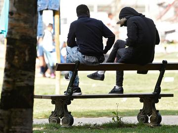 Maximiliaanpark transmigranten Transitmigranten vluchtelingen