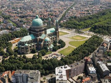 Koekelberg Basiliek luchtfoto