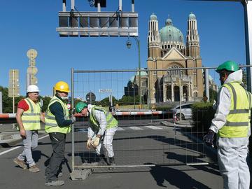 Koekelberg Basiliek renovatie Leopold II-tunnel werf