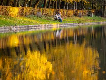 Oudergem Rood Klooster rust herfst
