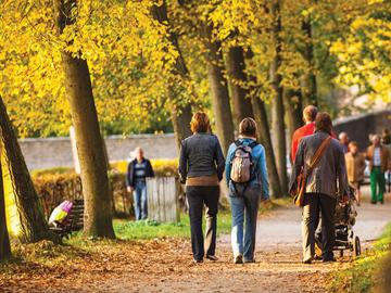 Oudergem Rood Klooster wandeling wandelaars