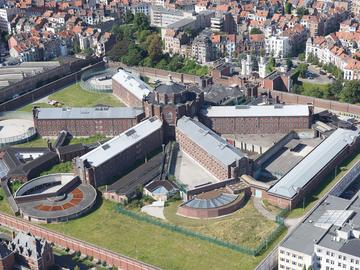 Sint-Gillis Gevangenis luchtbeeld