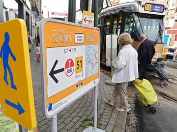 Ukkel heraanleg door MIVB van Brugmannlaan en Alsembergsesteenweg