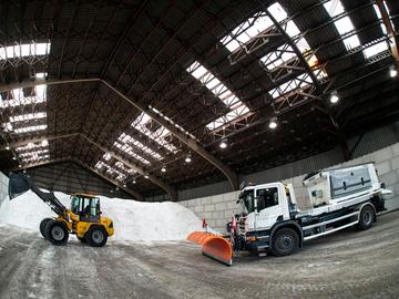 Nieuwe opslagplaats voor strooizout van Brussel Mobiliteit