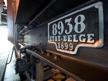 Train World Schaarbeek 1899 Etat Belge locomotief stoomtrein