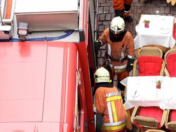 Een interventie van de Brusselse brandweer
