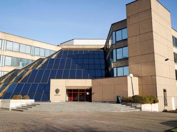 De hoofdzetel Koninklijke Belgische Voetbalbond (KBVB) aan de Houba-de Strooperlaan in Laken