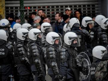 8 december 2018 manifestatie betoging oproerpolitie