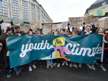 20190117 Klimaatspijbelaars op donderdag 17 januari 2019 manifestatie Youth for Climate 2