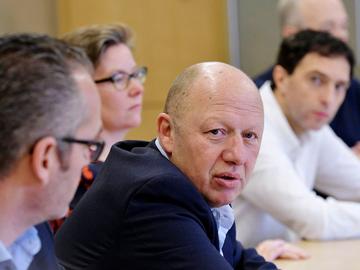 Hans Bonte (SP.A), burgemeester van Vilvoorde