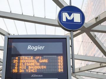 MIVB-halte aan het Rogierplein