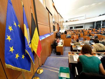Het Brussels Parlement.