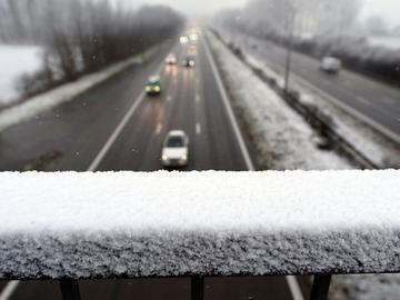Januari 2019: sneeuw in Brusssel hindert het verkeer