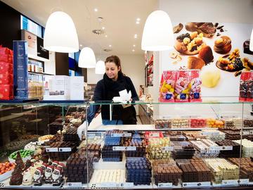 Leonidas chocolade in Brussel