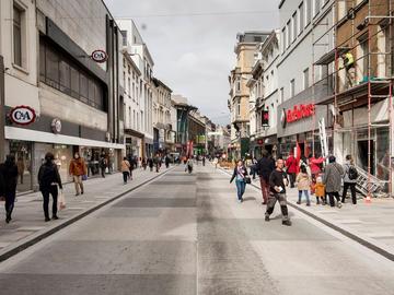 De heraangelegde Elsensesteenweg