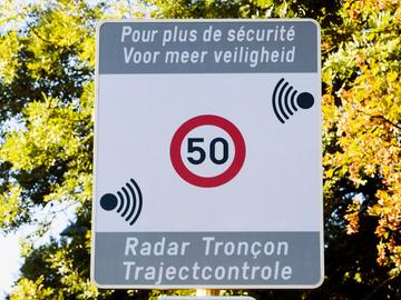 Trajectcontrole in het Brussels gewest om snelheidsovertredingen tegen te gaan
