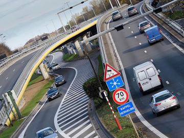 De E40 wordt op Brussels grondgebied een stadsboulevard