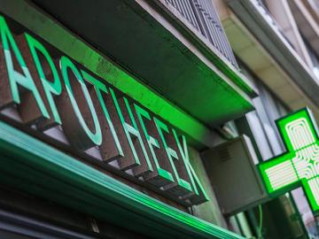 Een apotheek in Brussel