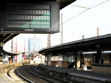 Nationale stakingsdag op 13 februari 2019: lege perrons in het Zuidstation
