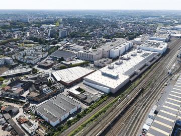 De Audi-fabriek in Vorst
