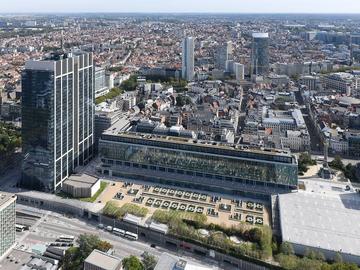 De Financietoren en het Rijksadministratief centrum (RAC) aan de Pachecolaan