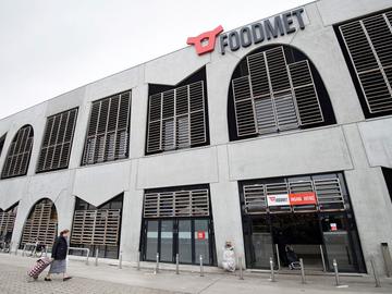 Foodmet, de markt op de site van Abattoir, aan de slachthuizen van Anderlecht in Kuregem