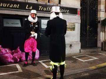 Les Noirauds  in actie op 14 maart 2019