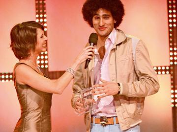 Uitreiking Gouden Schoen 2009 aan Marouane Fellaini
