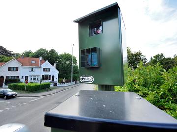 Snelheidscontrole met flitspalen in Brussel