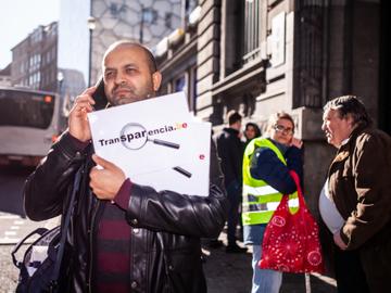 20190405 Transparencia 3 protesteert voor Brussels Parlement