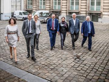 De leden van de Brusselse regering