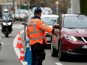 Verkeerspolitie in Brussel