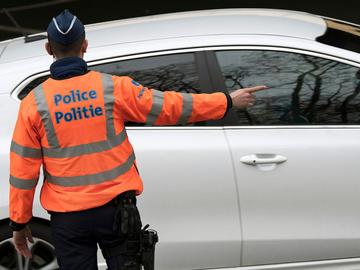 Verkeerspolitie in Brussel
