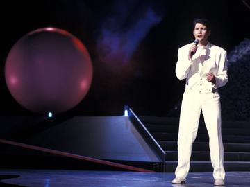 Johnny Logan, winnaar van het Eurovisiesongfestival in Brussel van 1987