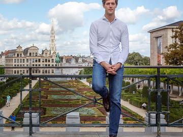 Franc Bogovic (Open VLD) aan de Kunstberg