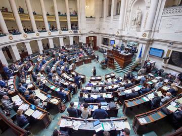 Plenaire zitting Kamer Federaal Parlement