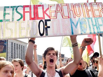 Global strike for future, de laatste klimaatmars van Youth for Climate op 24 mei 2019